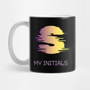 Letter S Initials Unique Name Mug